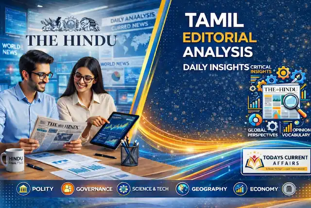 UPSC Editorial Notes Tamil