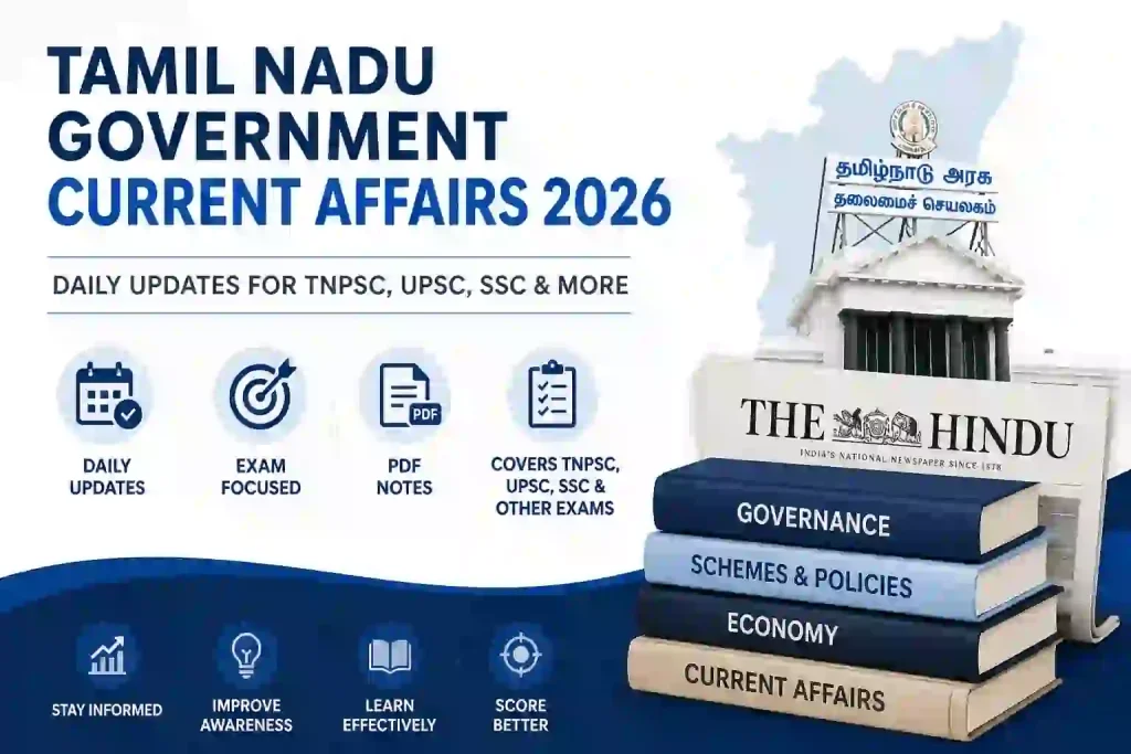 tamilnadu current affairs