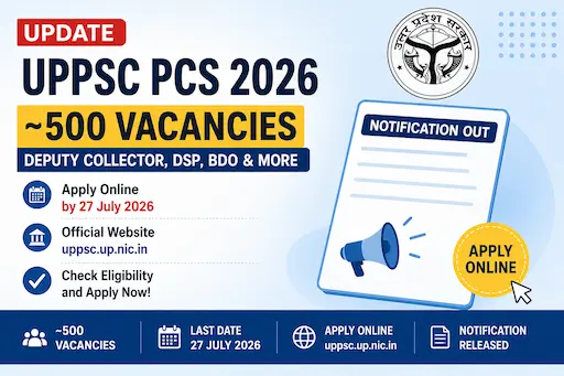 UPPSC PCS 2026 Notification