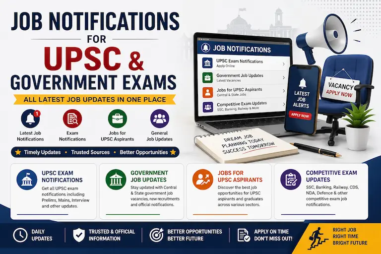 job notifications for competitive exams
